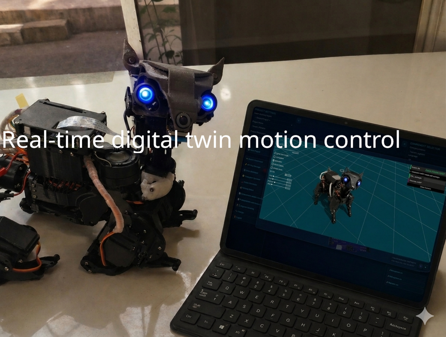 Digital Twin 3D Motion Mirroring
